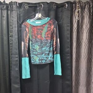 Multicolor Graphic Women's Sweater